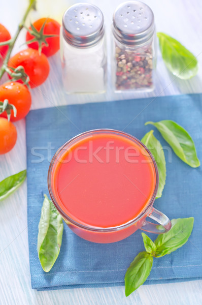 Domates suyu gıda meyve cam sağlık içmek Stok fotoğraf © tycoon