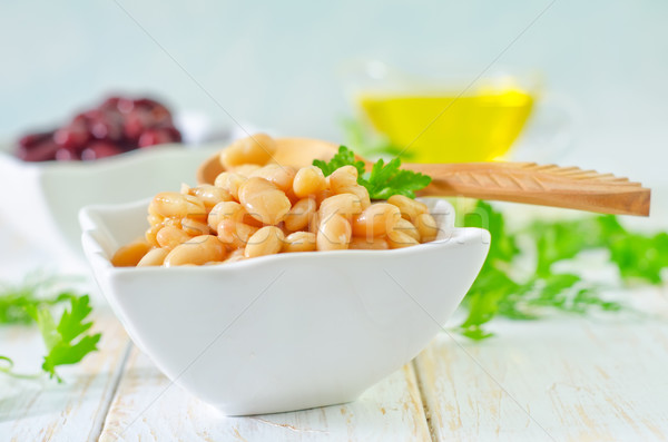 white bean Stock photo © tycoon