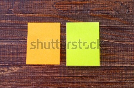 Colore carta legno legno sfondo blu Foto d'archivio © tycoon