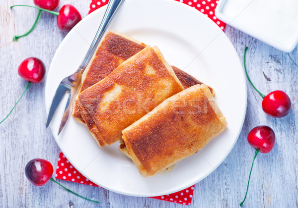 fresh pancakes Stock photo © tycoon