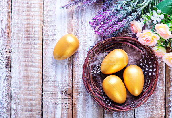 Stock photo: easter eggs