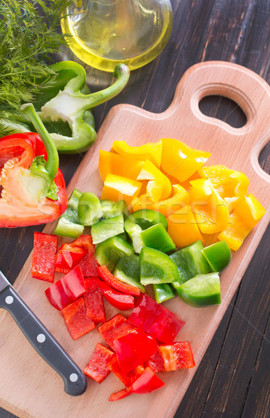 Stock photo: color pepper