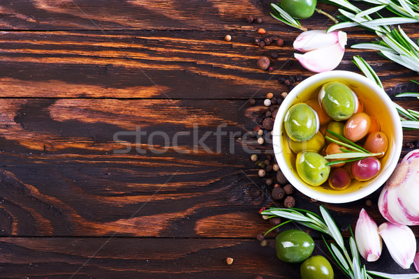 Stock photo: olive oil