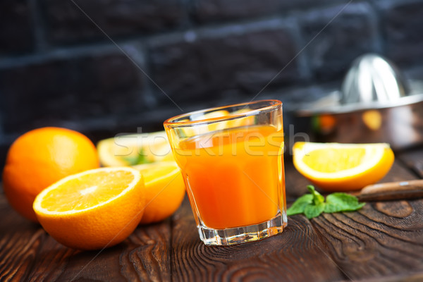 桔子 水果 橙汁 玻璃 新鮮 水果 商業照片 © tycoon