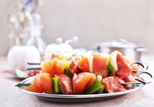 raw kebab Stock photo © tycoon