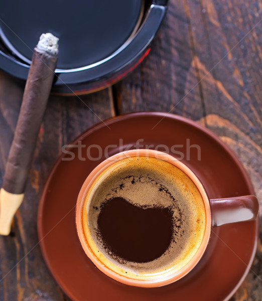 coffee and sigarette Stock photo © tycoon