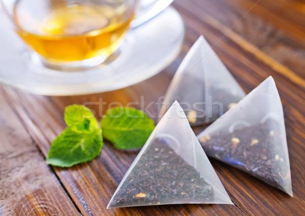 Menta tè medici vetro giardino sfondo Foto d'archivio © tycoon