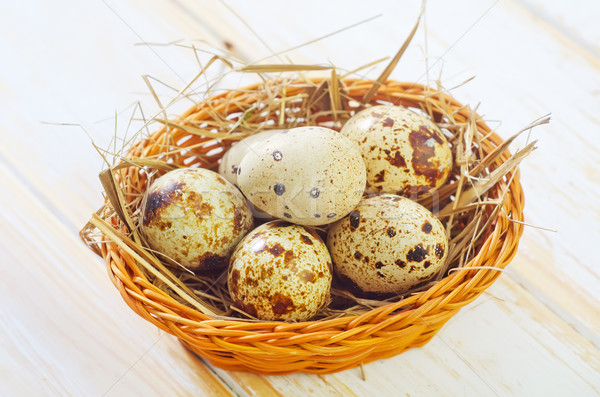 quail eggs Stock photo © tycoon