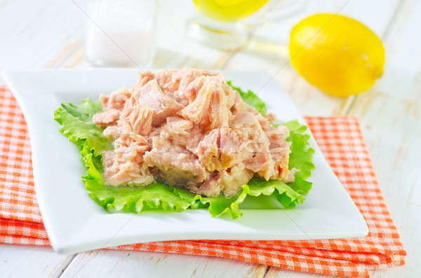 salad from tuna Stock photo © tycoon