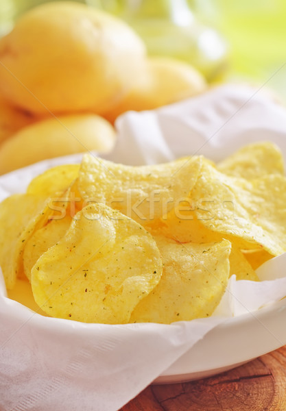 chips from potato Stock photo © tycoon