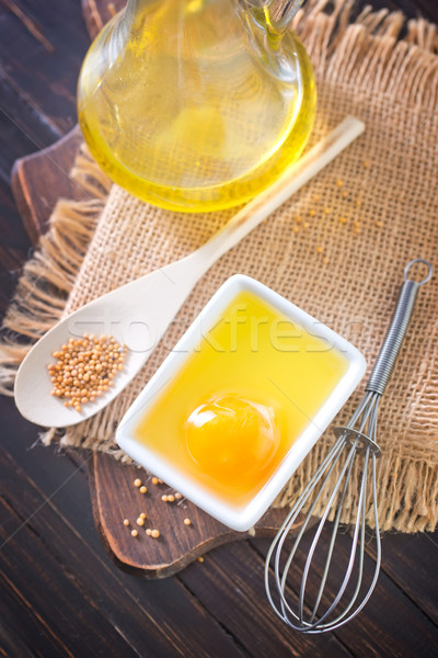 Ingrediente maioneza alimente ulei cină grăsime Imagine de stoc © tycoon