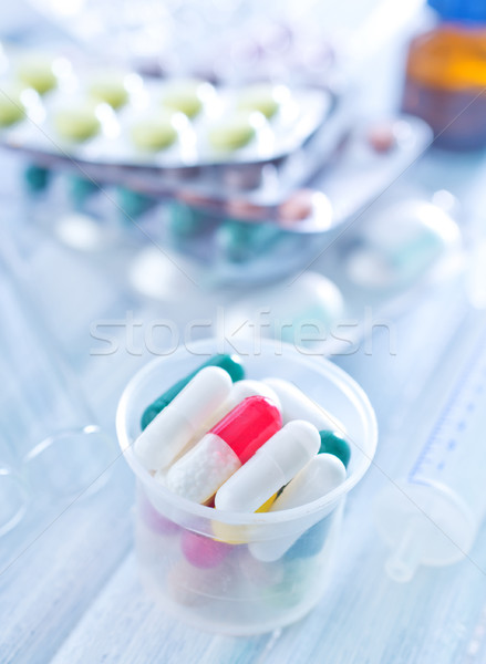 pills Stock photo © tycoon