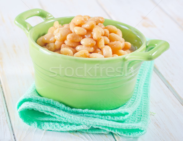 white beans Stock photo © tycoon