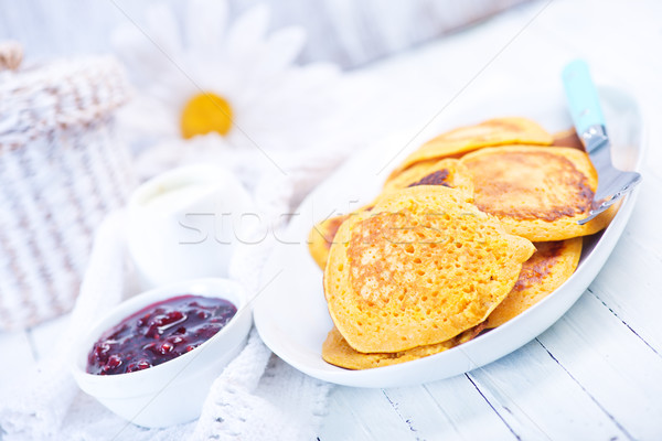 sweet pancakes Stock photo © tycoon