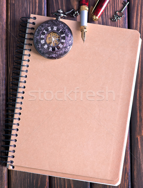 vintage pocket watch Stock photo © tycoon