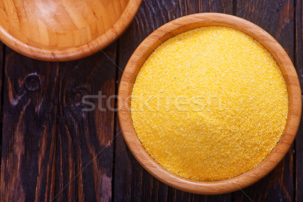 Stock photo: corn porridge