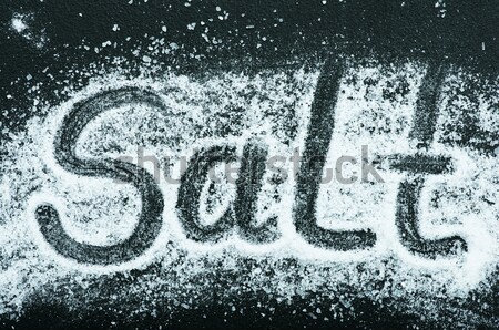 Cukor szöveg fehér asztal textúra főzés Stock fotó © tycoon
