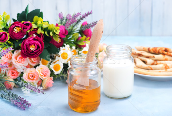 honey and milk Stock photo © tycoon