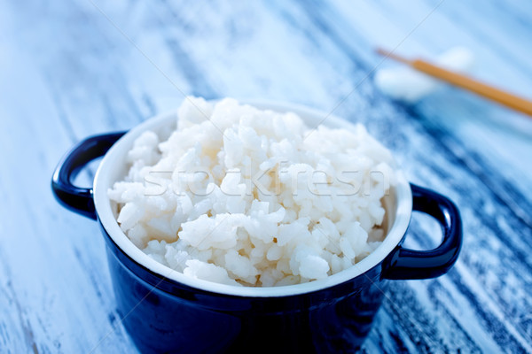 Arroz comida restaurante frango jantar Foto stock © tycoon