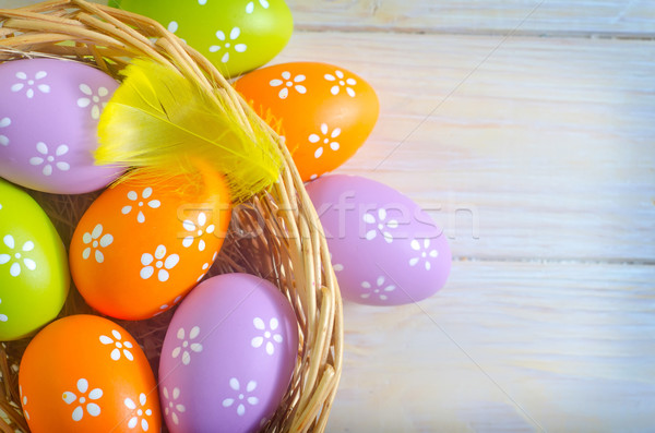 Easter eggs Stock photo © tycoon