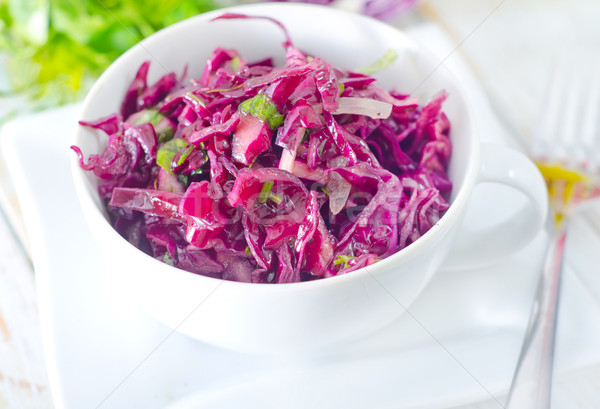 salad with blue cabbage Stock photo © tycoon