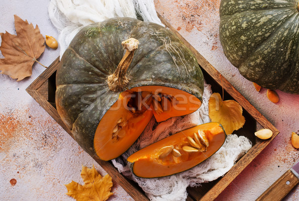 raw pumpkin Stock photo © tycoon