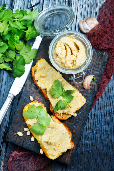 bread with pate Stock photo © tycoon