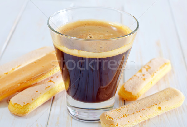 coffee and savoyardi Stock photo © tycoon