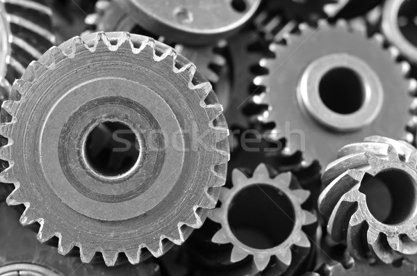 Technológia energia gép acél viselet gép Stock fotó © tycoon