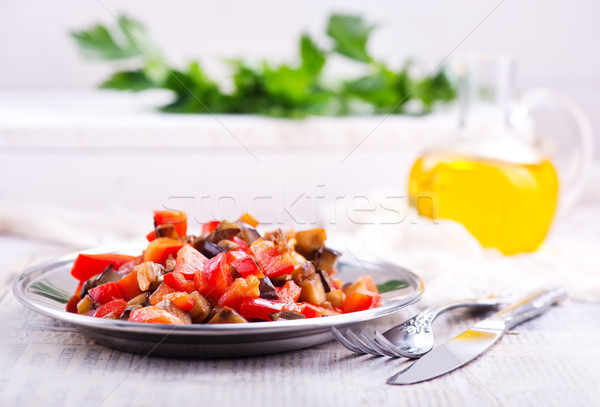Salată vanata piper alimente Imagine de stoc © tycoon