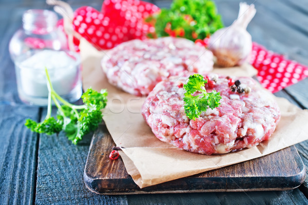 Foto stock: Sal · tempero · conselho · papel · comida