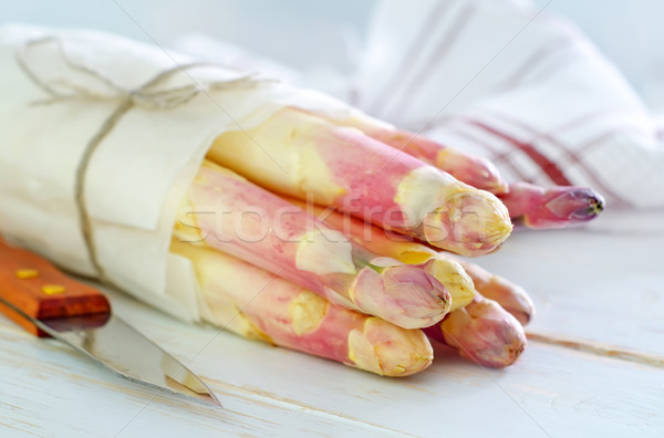 white asparagus Stock photo © tycoon