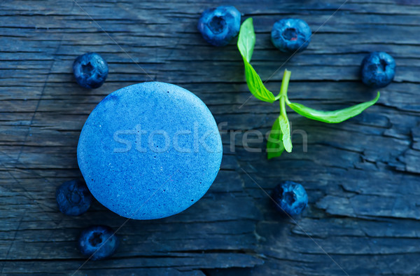 blueberry macaroon Stock photo © tycoon