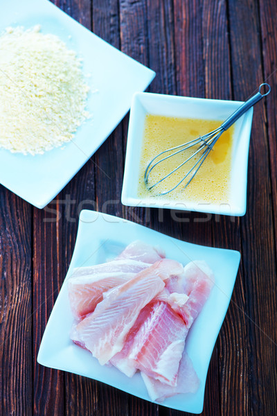 raw fish Stock photo © tycoon