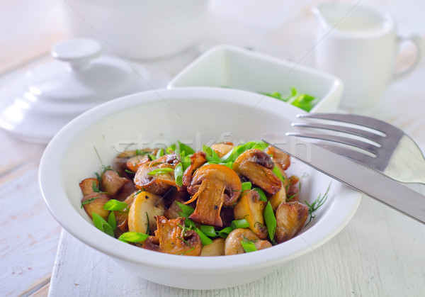 fried mushrooms Stock photo © tycoon