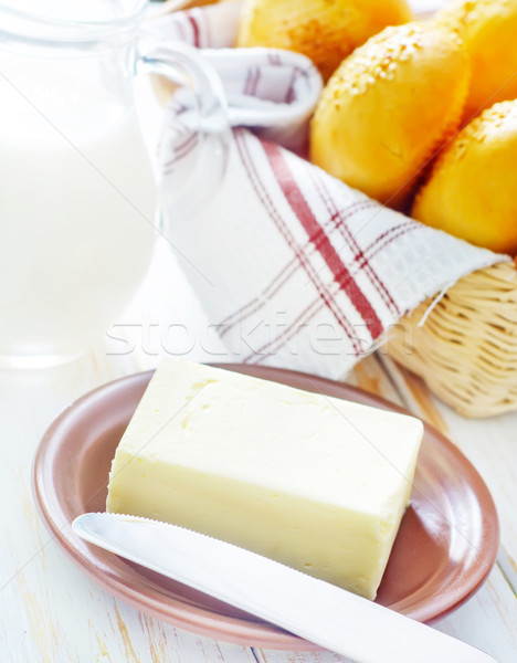 Déjeuner texture alimentaire santé lait blé Photo stock © tycoon