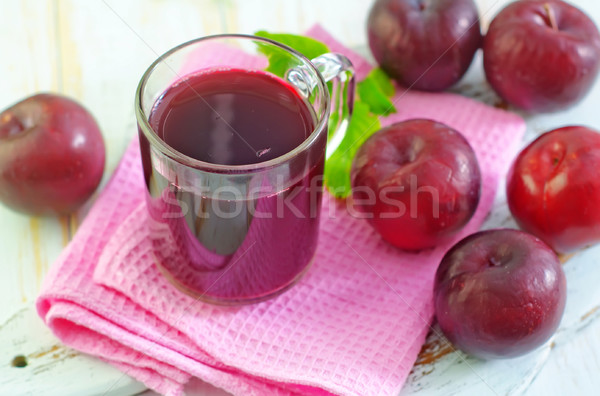 plum juice Stock photo © tycoon