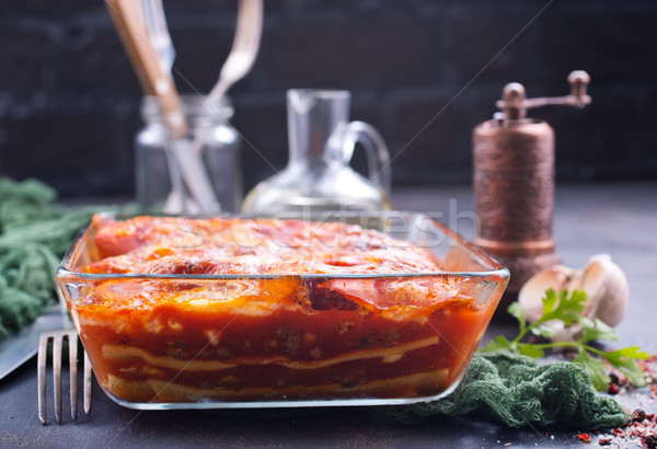 lasagna Stock photo © tycoon
