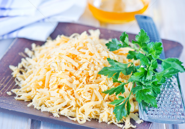 Stock photo: grated cheese