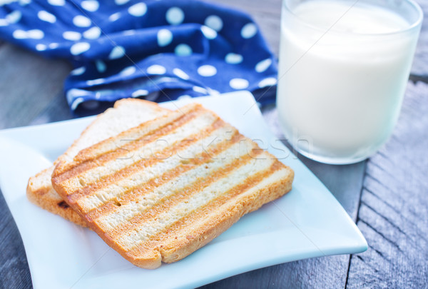 toasts with milk Stock photo © tycoon