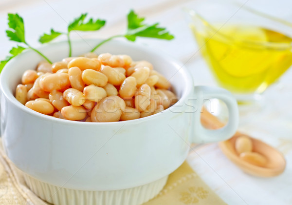 white beans in bowl Stock photo © tycoon