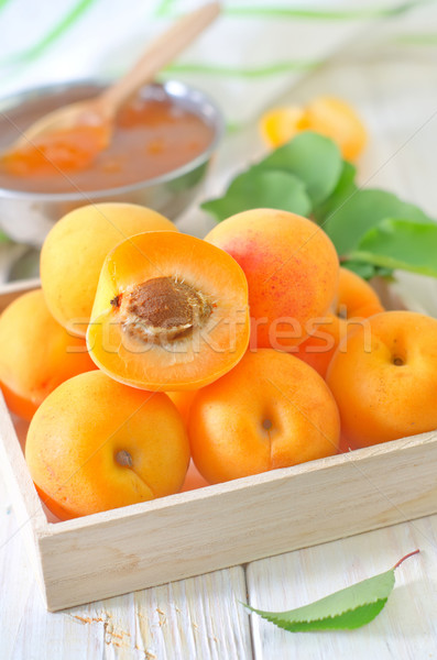 fresh apricots and gam Stock photo © tycoon