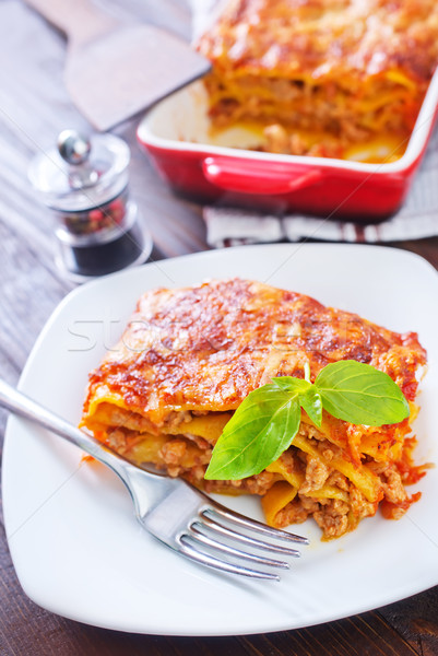 lasagna Stock photo © tycoon