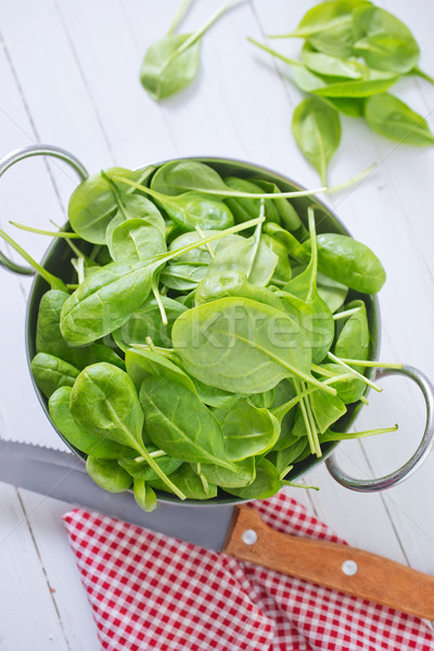 Stock photo: spinach