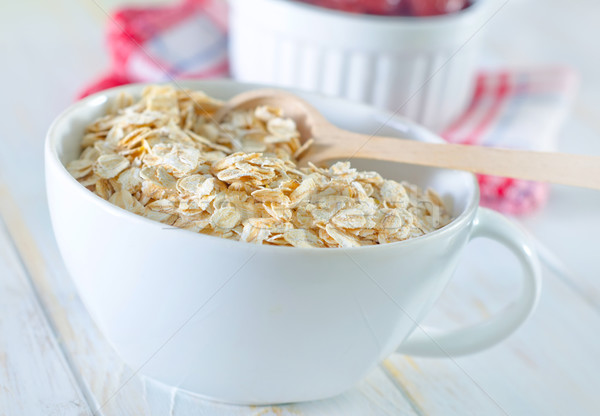 Foto stock: Avena · frutas · vidrio · cena · trigo