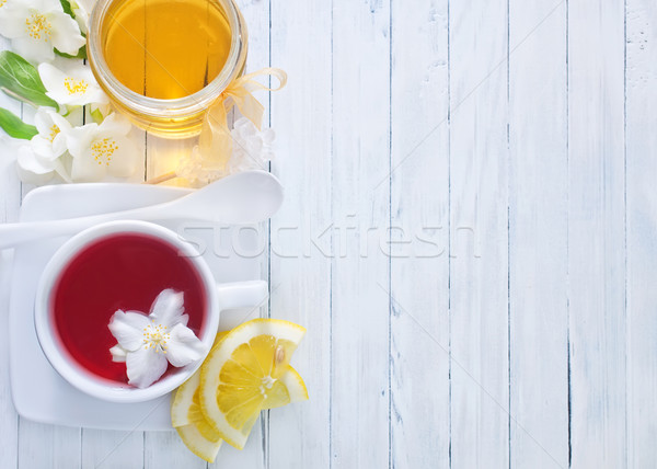 Yasemin çay bahar gıda cam sağlık Stok fotoğraf © tycoon