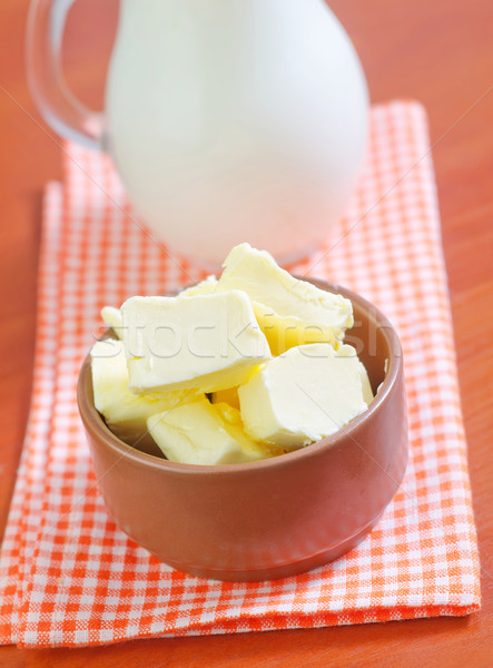 バター 食品 木材 金属 キッチン チーズ ストックフォト © tycoon