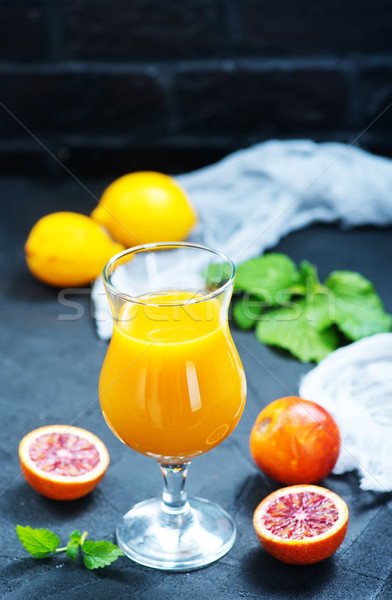 Succo d'arancia arancione fresche arance succo vetro Foto d'archivio © tycoon