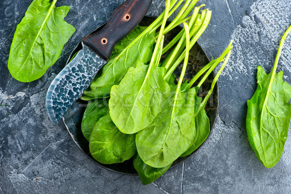 fresh spinach Stock photo © tycoon