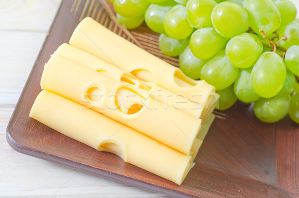 cheese  and grape Stock photo © tycoon